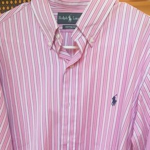 HP❗️Ralph Lauren Striped Button Down